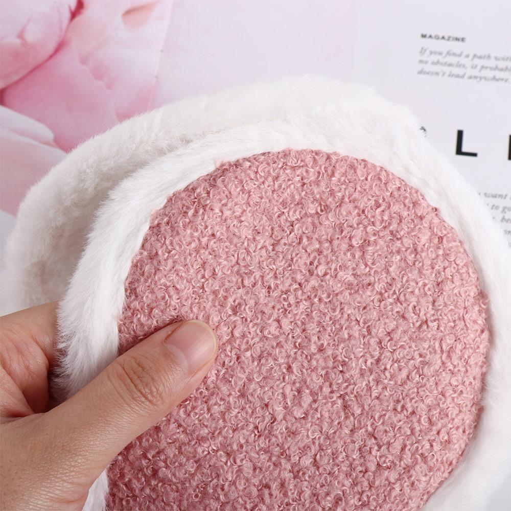Soft Cute Female Male Anti-Wind Adult Outdoor Folding Ear Cover Plush Earmuffs Ear Warmers Earcap