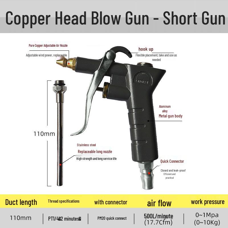 High-Pressure Air Blow Gun & Dust Removal Tool