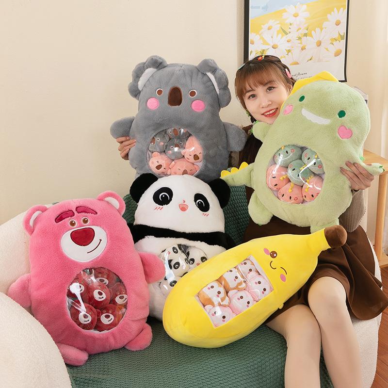 Neue Tüte Snacks Puppe Wurfkissen kreative Snacktüte Plüschtier Büro Nickerchenkissen