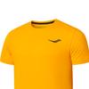Saucony Logo Print Round Neck Breathable Knitted Casual Running T-Shirt Men T-Shirts Orange SC2229224-2