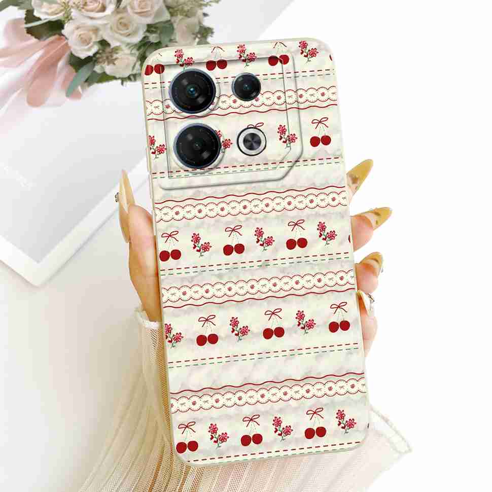 Pour Infinix GT 10 Pro 5G X6739 Étui Mode Fleurs Colorées Complète Housse Souple en Silicone Pour Infinix GT 10Pro 10 pro 5G Étuis de Téléphone