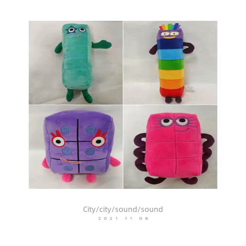 Numberblocks Math Building Blocks Plush Toy for Kids