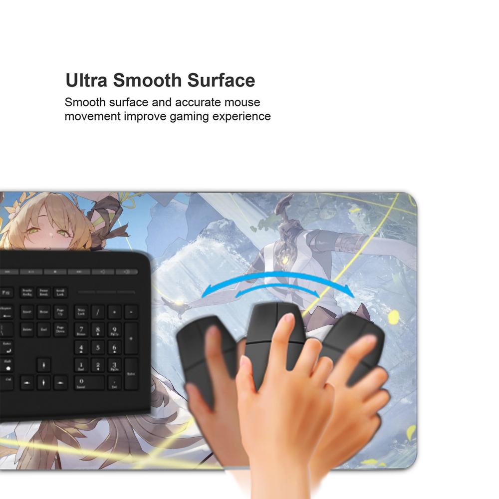 Aglaea Hsr Mouse Pad 500X1000 Mm Large Gaming Mousepad Gamer XL Rubber Otaku Keyboard Pad Laptop Desk Mat