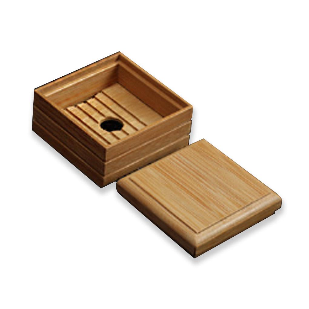 

Бамбуковая мыльница Удобная Легкая Водонепроницаемая Прочная Стойка для хранения Ручная работа Мыльница для душа Аксессуары для душа Дом