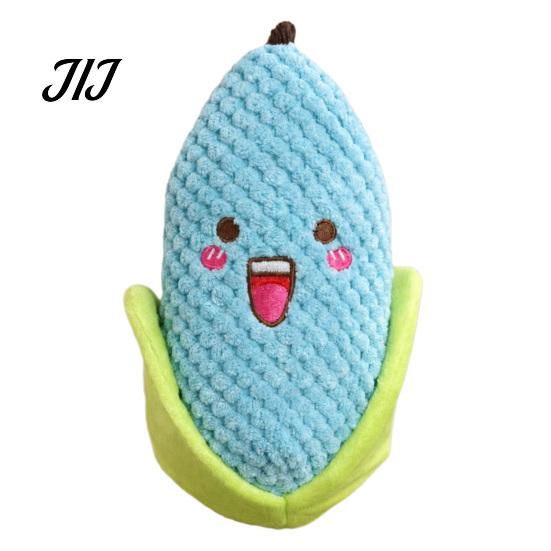 Crinkle Paper Dog Toys Plush Corn Toy, Squeaky Chew Stuffed Small Medium Large Breed Puppy Teething Toy for To Dogs Engaging Squeaker