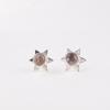 Ametrine Gemstone 925 Sterling Silver Jewelry Handmade Stud Earrings 0.44" Gift EE-175-25