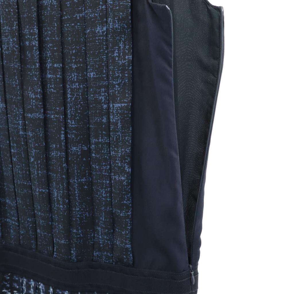 MAX&CO No Sleeve Pleated One Piece 38 Navy Women Used