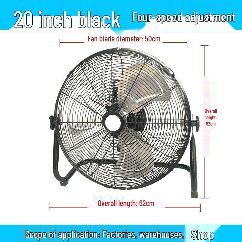 High-Power Multi-Use Fan: Powerful Table, Floor, and Desktop Fan for Home and Industrial Use