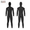 OUZO Mens 1.5mm Full Body Hooded Wetsuit Long Sleeve Diving Surfing Swimming Warmth UV Protection