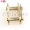 4pc/lot 25H/T8F/415H/420/428/428H/520/530 Chain Master Link Pocket Dirt Pit ATV Quad Go Kart E Gas Scooter Motorcycle