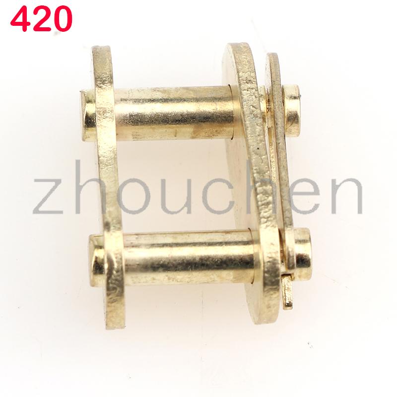 4pc/lot 25H/T8F/415H/420/428/428H/520/530 Chain Master Link Pocket Dirt Pit ATV Quad Go Kart E Gas Scooter Motorcycle