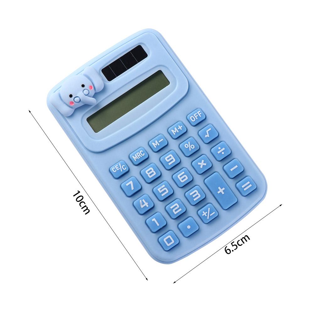 8 Digits Cute Mini Portable Digit Calculator Cartoon Animal Cartoon Cute Calculator  Do Office Work