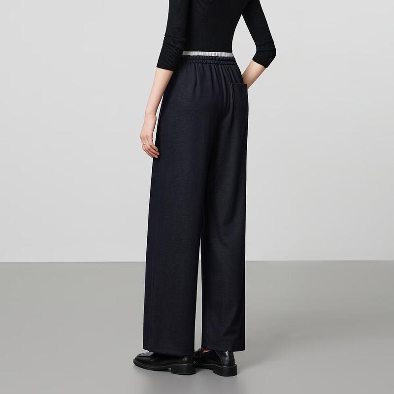 FivePlus Women's Drawstring High-Waist Wide-Leg Pants