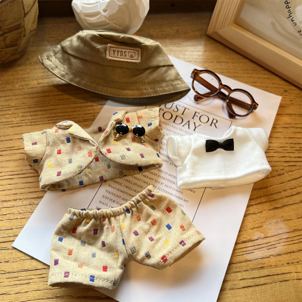 Pentru 17cm Labubu Haine pentru păpuși Haine la modă Hanorace Haine pentru păpuși Culorile asortate Hanorace Păpuși Accesorii Decorare drăguță Pânze mici