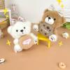 Bear Teddy Bow Plush Stuffed Toy Animal Doll Keychain Backpack Gifts Pendant