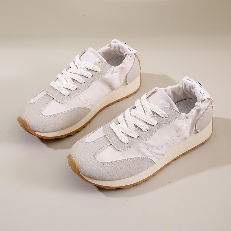 

2024 Нові U Шкіряні Жіночі Повсякденні Жіночі Вулканізовані Кросівки Дихаючі Спортивні Для Ходьби Бігу Платформа Плоскі Туфлі 35 бежевий