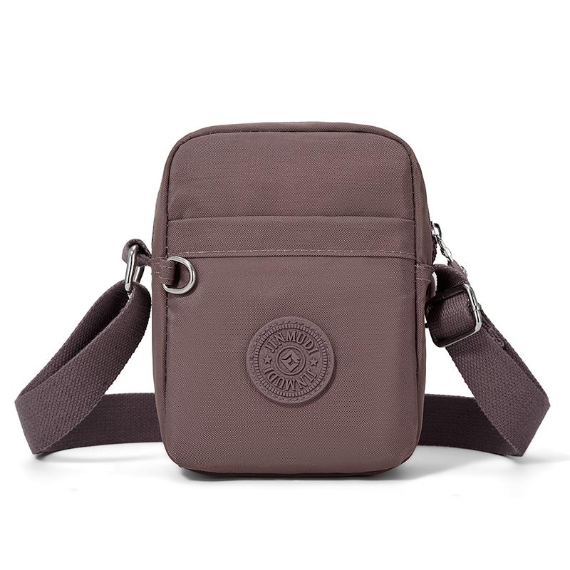 Borsa a Tracolla da Donna Multi-Scomparto in Nylon Idrorepellente Borsa a Spalla per Telefono Cellulare