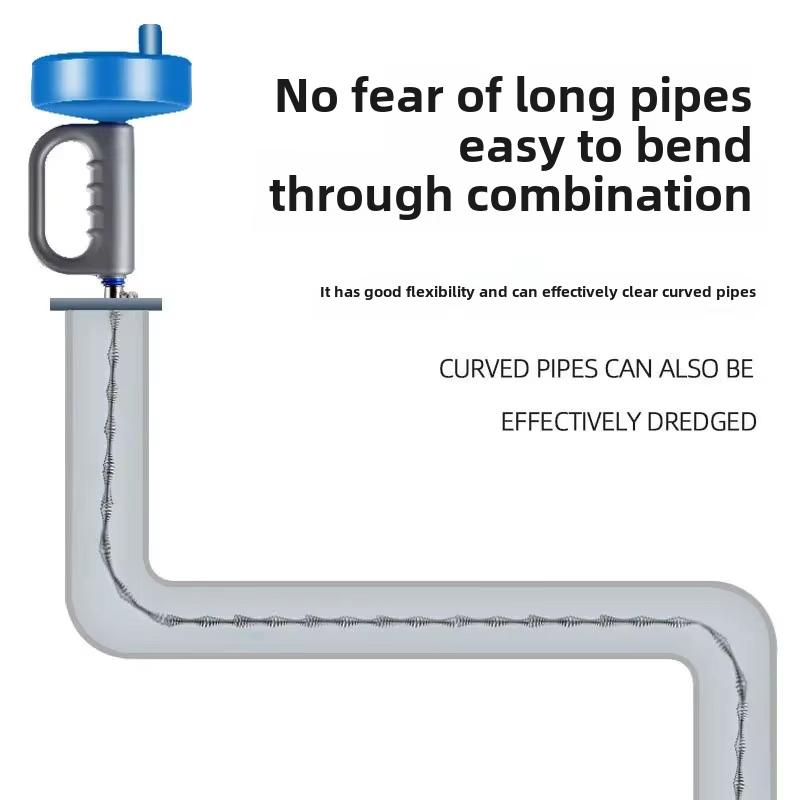 5/10 Meters Adjustable Manual Drain Dredger Home Hotel Toilet Cleaner Handheld Extendable Bathroom Kitchen Cleaning Tools