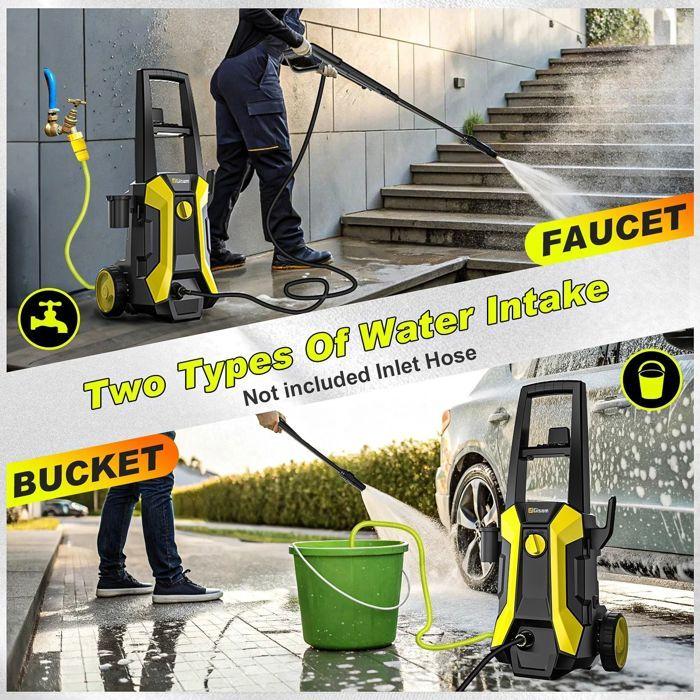 Nettoyeur haute pression - BAZARLAND30 - 2200W - 2600 PSI - Buse réglable 180° - Électrique