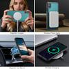 For iPhone XS 5.8 inch/iPhone X Case JEEHOOD J10  Compatible with MagSafe Leather Back Phone Cover with Detachable Card Holder Kickstand