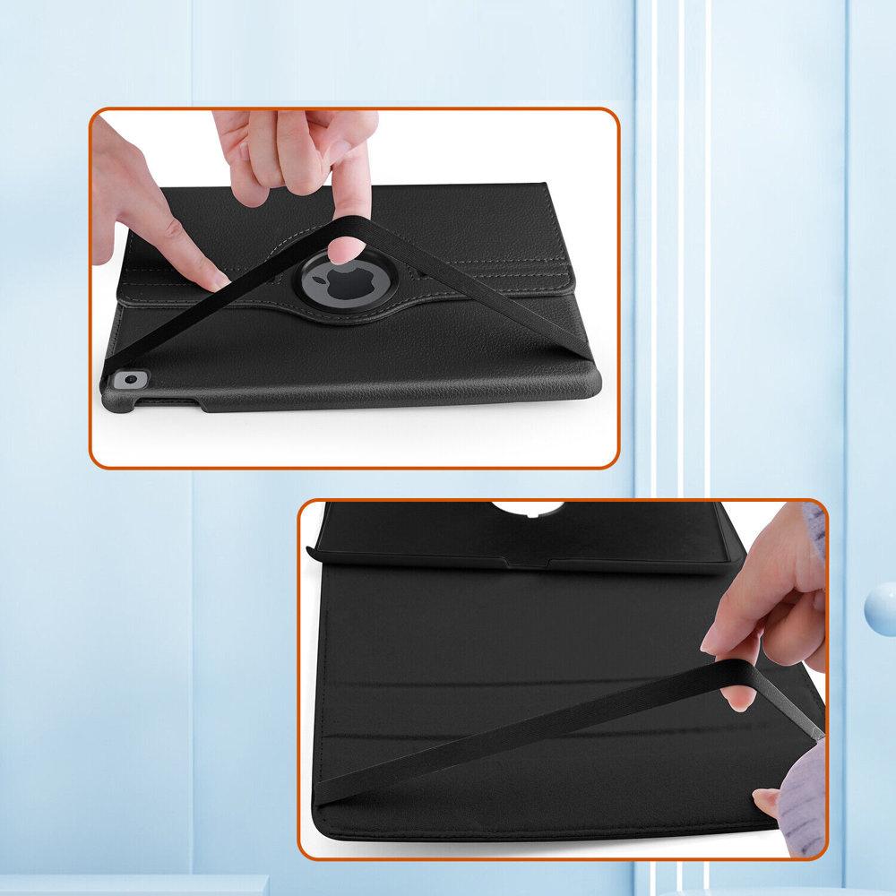 Case for iPad 11" 2025 A16 (11th Gen.) / iPad 10.9" 2022 (10th Gen.), 360 Rotation, Black