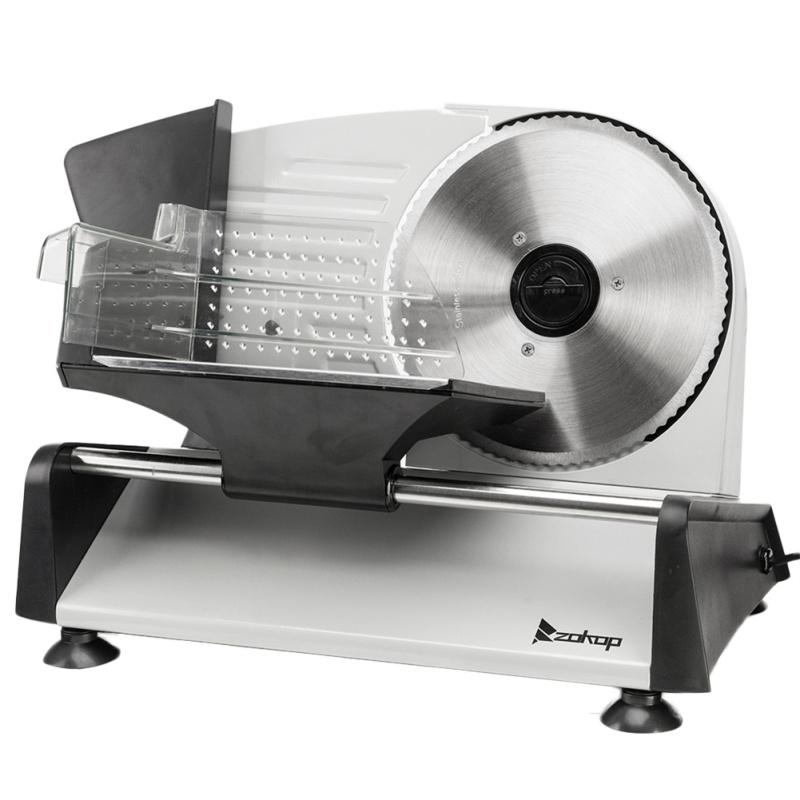 110v/150w 7.5 Inch Electric Gear Cutter Semi-automatic Stainless Steel Household Food Slicer Machine