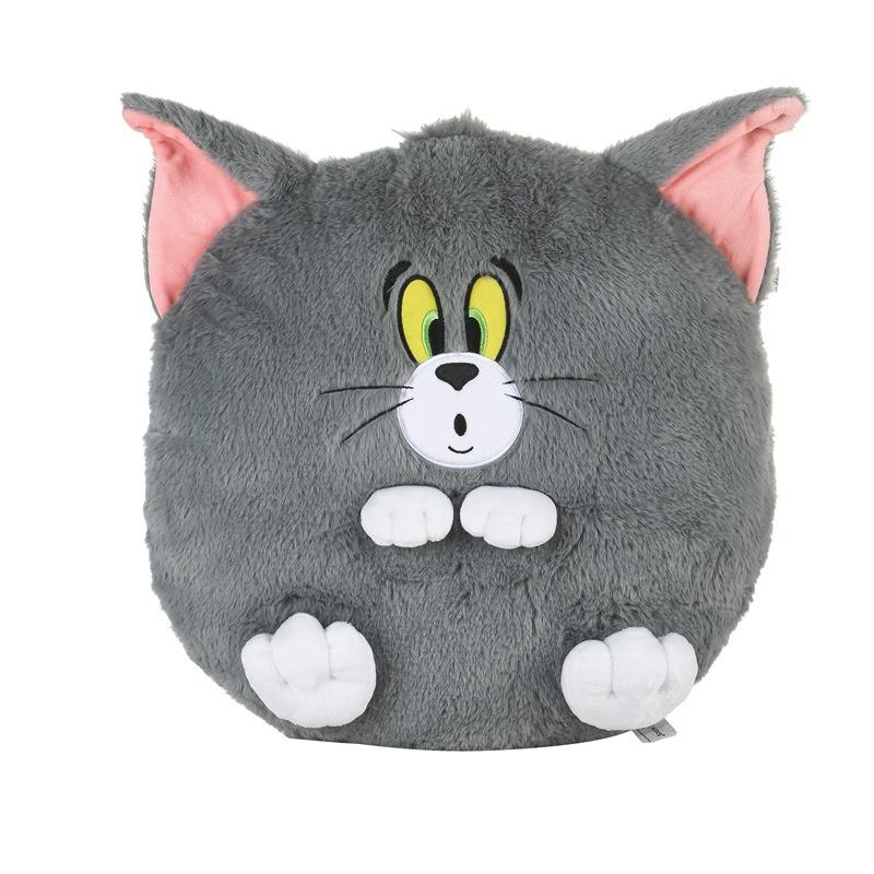 

Hugkis Том Кот и Джерри Мышь Плюшевая Игрушка Подушка Милый Мультяшный Мягкий Животный Кушон для Подарка на 7-й День Святого Валентина Аутентичный Tom