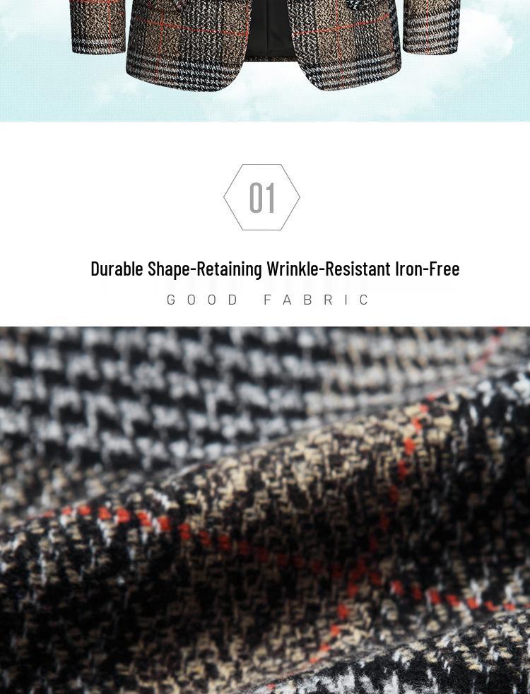 2025 Men's Slim Fit Single-Breasted Blazer: Spring & Autumn Casual Korean Style Fashion Trend