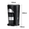 420W 0.3L Coffee Maker Single Cup Drip Coffee Pot Small Coffee Machine With Travel Cup Automatic Power Off