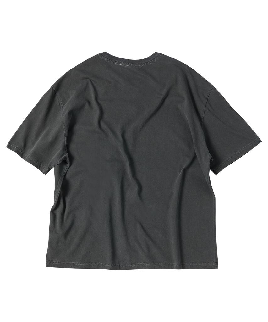 TRAVEL Silver Spur Club Pigment Short Sleeve T-Shirt Black Charcoal