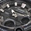 [Casio] CASIO World Time Telemea Analog and Digital Quartz Watch AEQ-120W-1BV Men's Inverted LCD ...
