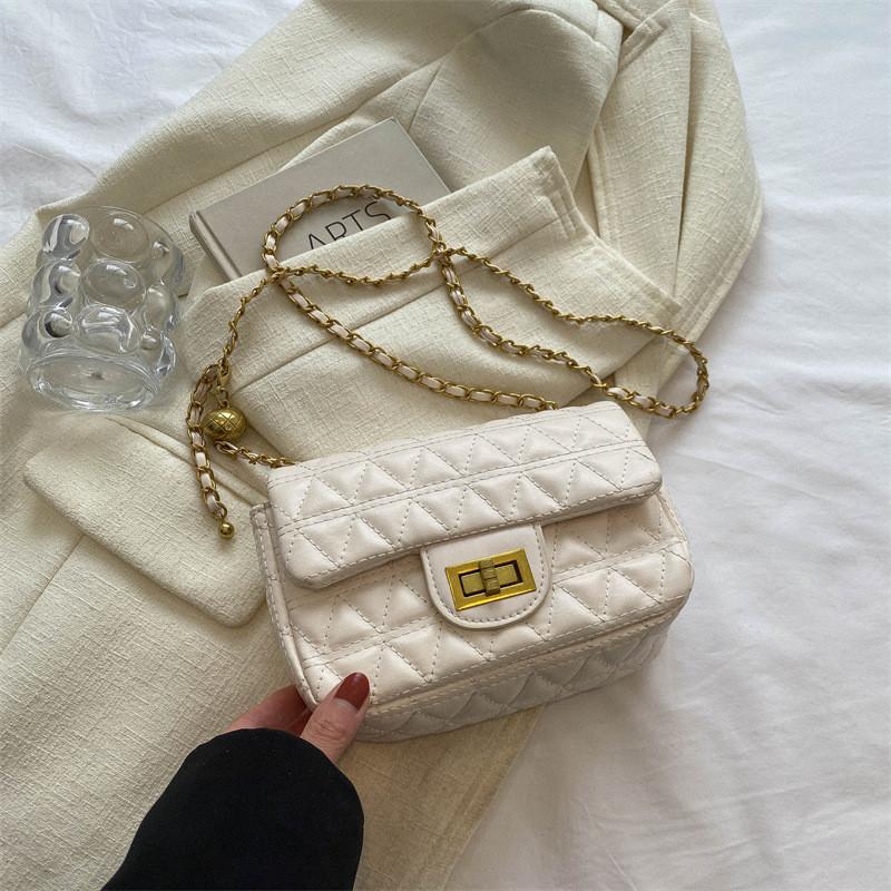 Chic Black And White Pu Fashion Shoulder Bag For Women With Stylish Design And Practical Features белый