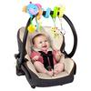 Cute, soft plush toy that attaches to a stroller. Baby/Kids bear/elephant design. Perfect as a baby shower/birthday gift. Blue (Elephant)