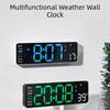 Temperature Humidity  Display Digital Wall Clock Timer LED Clock Alarm Clock  Table Clock