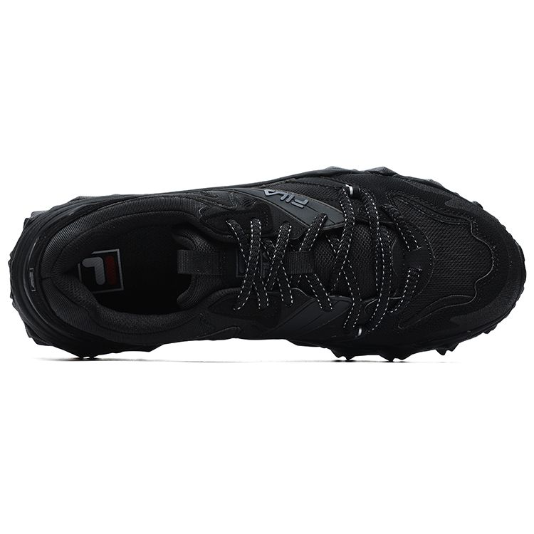 FILA Oakmont 2 Fabric Synthetic Leather TPU Retro Sports Low-Top Lifestyle Shoes Men sneaker Black F12M242113FBK