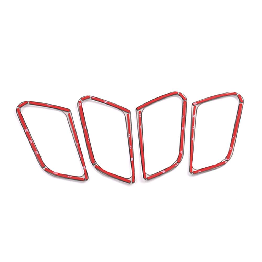 For Hyundai Creta IX25 2016-2018 Inner Door Handle Bowl Cover Panel Frame Trim Stainless Steel Interior Moulding