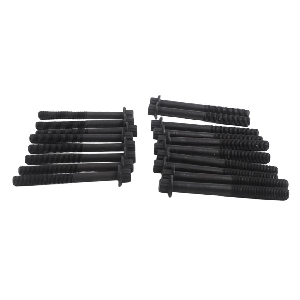 Cylinder Head Bolt Kit 18PCS Fits For Ford For Ranger For Mazda B2500 2.5TD Direct Replacement Heat Treated Bolts