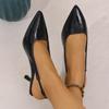 Fashion New in 2025 Pumps Footwear Elegant Women Heeled Shoes Fashion Buckle Strap Female Pointed Toe Slingbacks Ladies High Heels Shoes