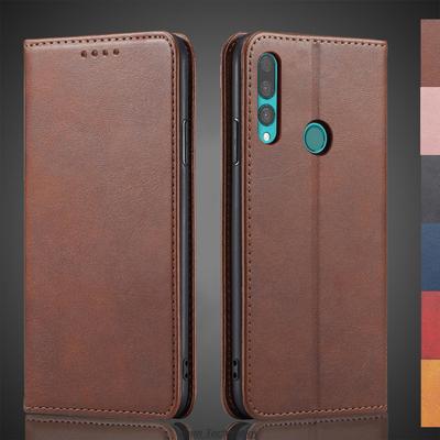 Magnetic Attraction Leather Case for Huawei Y9 Prime 2019 / P Smart Z Holster Flip Cover Case Wallet Phone Bags Fundas Coque