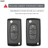 Fashion TPU Car Key Case Cover Keychain Fob Shell For Citroen C2 C3 C4 C5 C6 Xsara Berlingo For Peugeot 207 307 308 407 607 807