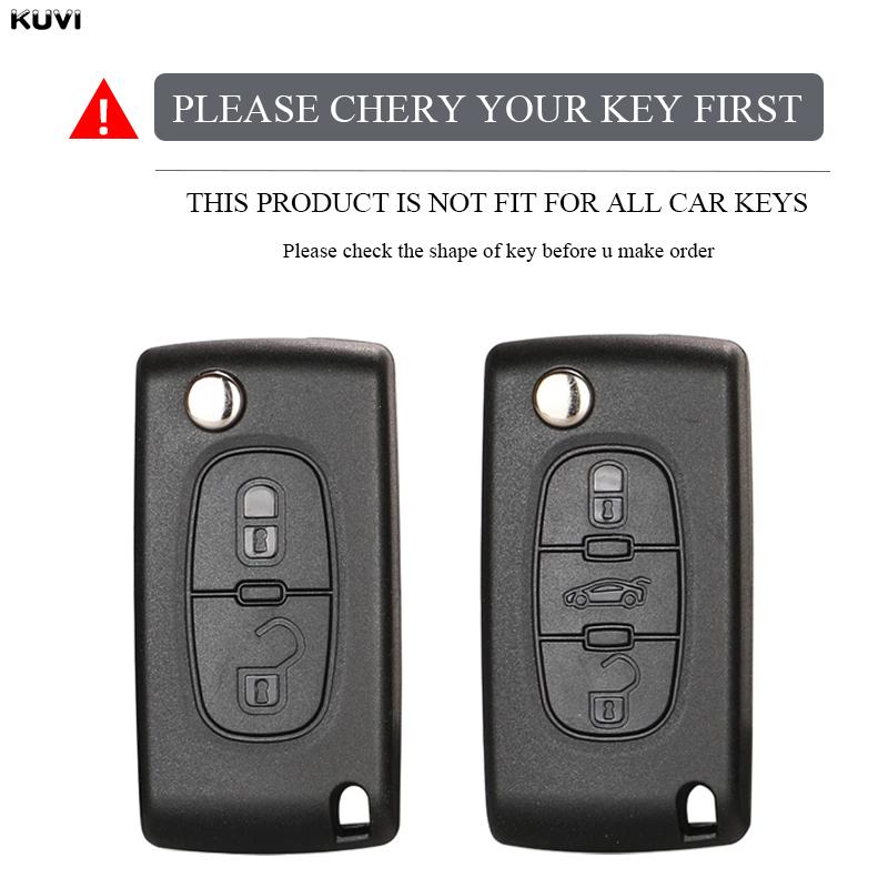 Fashion TPU Car Key Case Cover Keychain Fob Shell For Citroen C2 C3 C4 C5 C6 Xsara Berlingo For Peugeot 207 307 308 407 607 807