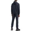Stone Island Badge Logo Hoodie Navy Men Tops Blue 771564120-V0020