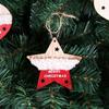 8pcs Wooden Christmas Pendants Natural Christmas Decoration Hanging  Gift
