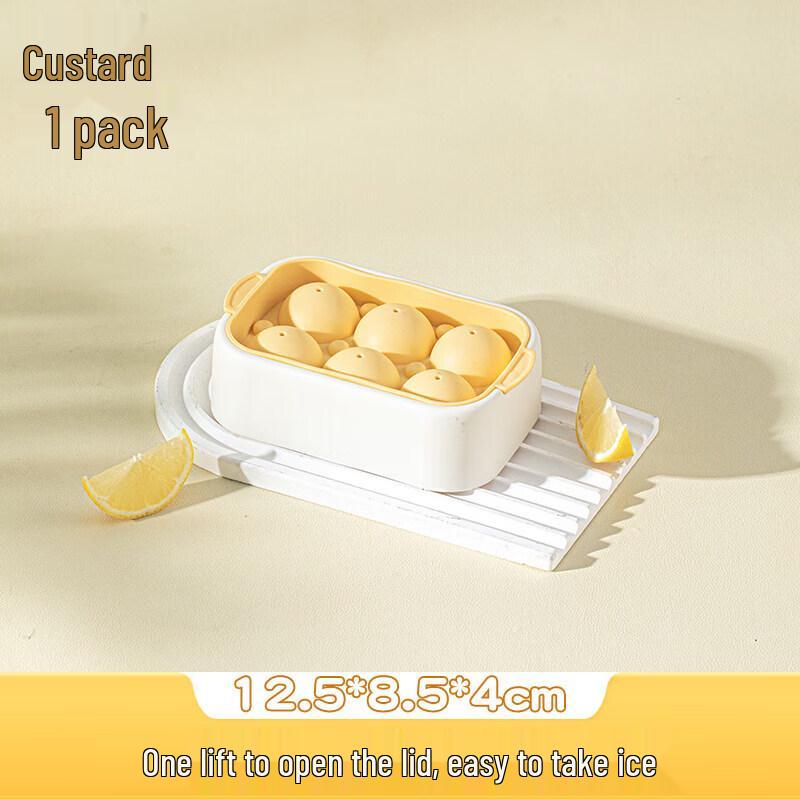 Silicone Round Ice Ball Mold with Lid