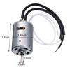6" Replacement White RV Vent Fan Blade With 12V D-Shaft Motor, Compatible With Heng'S, Elixir, Ventline, Jensen