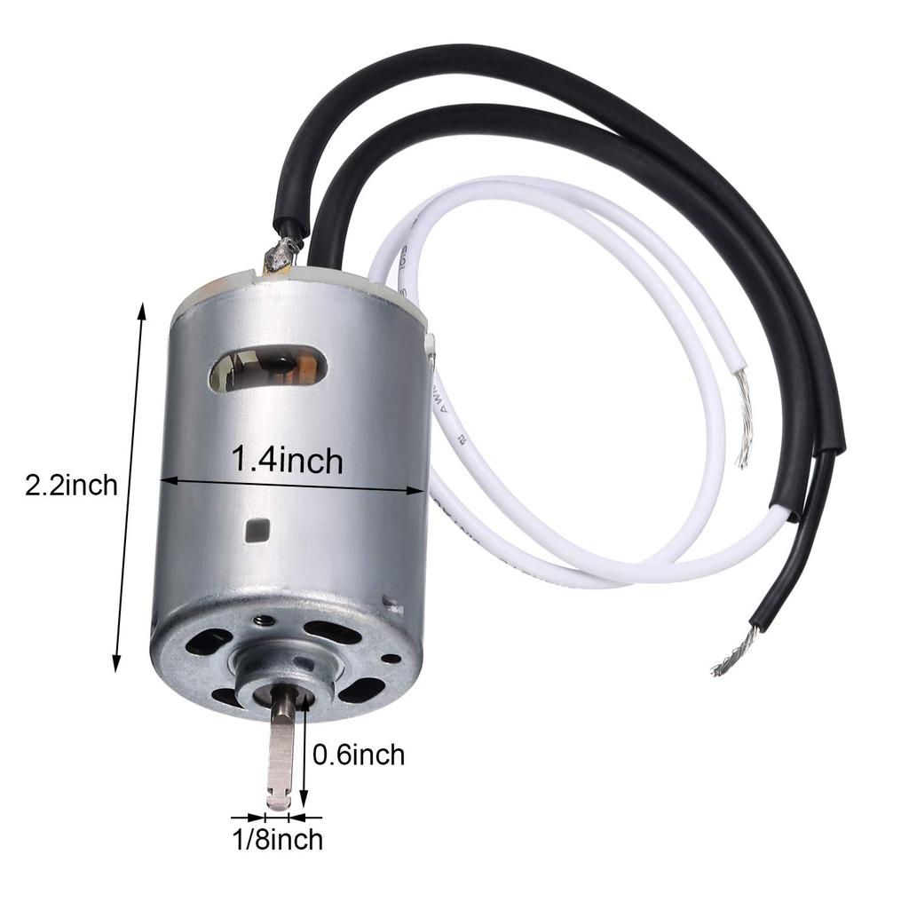6" Replacement White RV Vent Fan Blade With 12V D-Shaft Motor, Compatible With Heng'S, Elixir, Ventline, Jensen