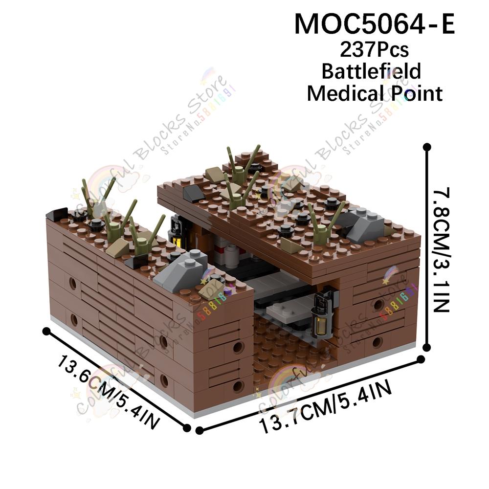Military Series Modern Warfare Adult Building Blocks Set Toys Weapons Battlefield Outpost Tower Fort Artillery Block Model Gifts