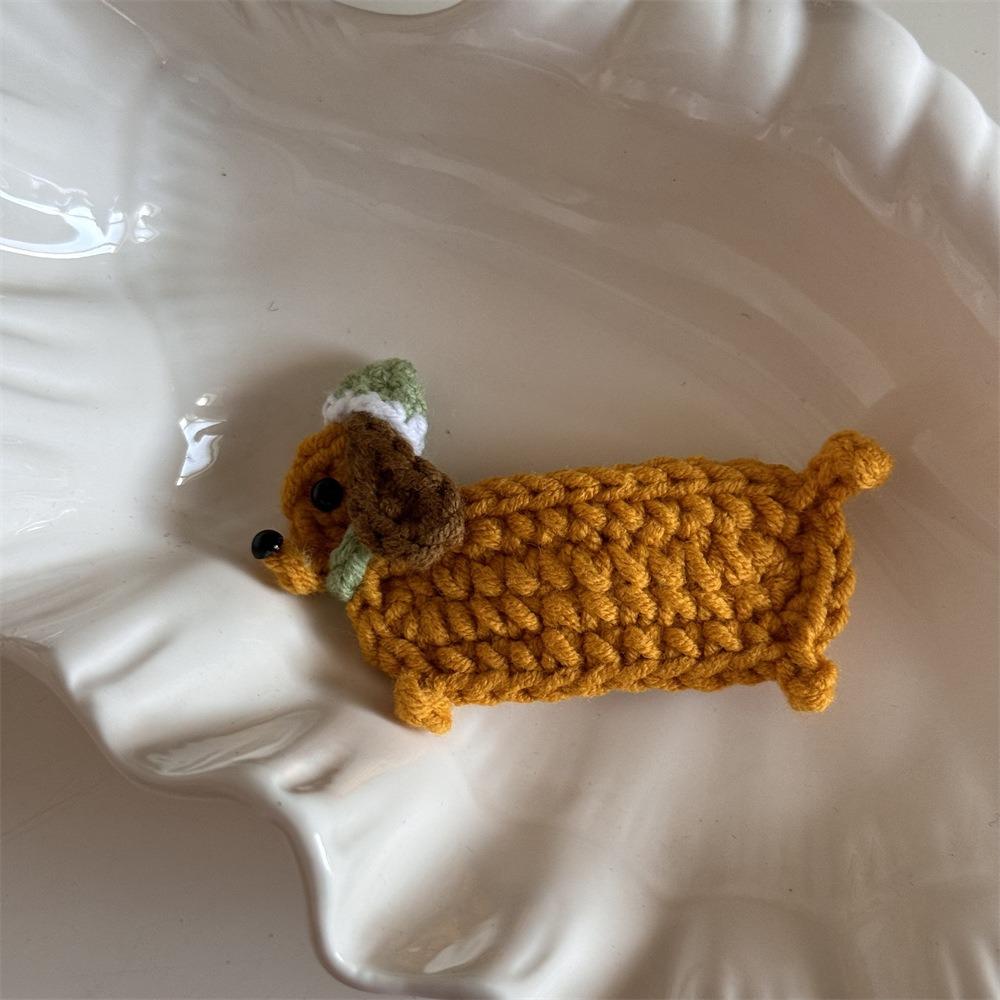 Cat Crochet Hair Clips Bouncy Dog Children's Hair Accessories Women's Side Clip Unisex