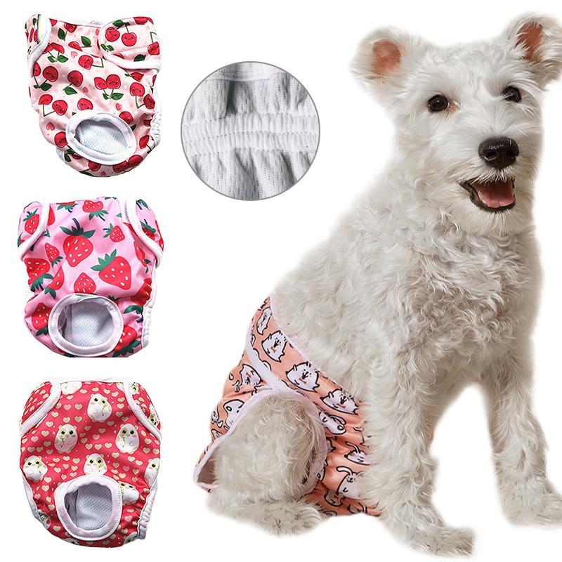 Pets Pants Female Dog Physiological Pants Elastic Waist Dog Underwear Cute Sanitary Panties Dog Clothes Ropa De Perros Mascotas
