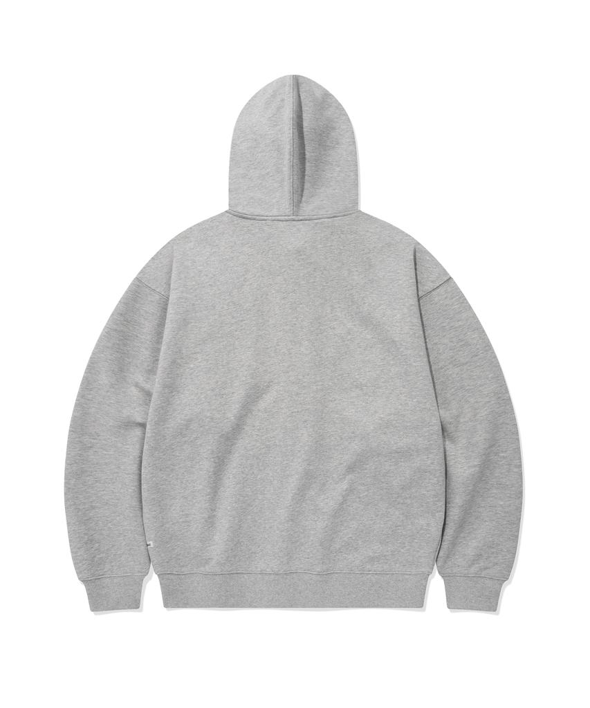 COVERNAT Cvnt Zip-Up Hoodie Melange Gray